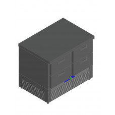 Стол с морозильным шкафом Hicold GNE22/BT O