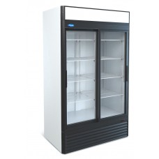 Шкаф холодильный «Марихолодмаш» Капри 1,12СК (стекло, двери-купе, канапе)