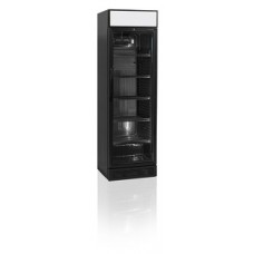 Шкаф холодильный Tefcold CEV425CP (чёрный, стекло)