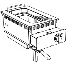 Фритюрница встраиваемая Apach Chef Line SLDI7FRIE4S15 (700-я серия)