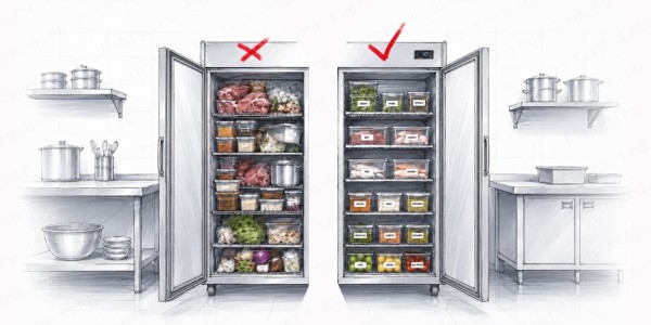 Частые ошибки при хранении продуктов в холодильных шкафах на предприятиях общественного питания