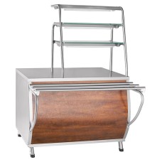 Прилавок для горячих напитков Abat ПГН-70Т / кашированный металл / линия «Премьер» / арт. 21000801069