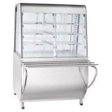 Прилавок-витрина тепловой Abat ПВТ-70Т / нерж. / линия «Премьер» / арт. 21000801155