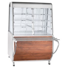 Прилавок-витрина тепловой Abat ПВТ-70Т / кашированный металл / линия «Премьер» / арт. 21000801155