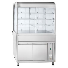 Прилавок-витрина нейтральный Abat ПВН-70КМ / линия «Аста» / арт. 21000002733