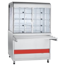 Прилавок-витрина тепловой Abat ПВТ-70КМ / линия «Аста» / арт. 21000802090