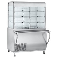 Прилавок для холодных закусок Abat ПВВ(Н)-70М-С-01-НШ / линия «Патша» / арт. 21000001501