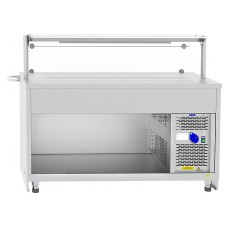 Прилавок для холодных закусок Abat ПВВ(Н)-70Х-05-НШ / линия «Хот лайн» / арт. 21000003041