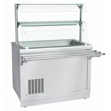 Прилавок для холодных закусок Abat ПВВ(Н)-70Х-02-НШ / линия «Хот лайн» / арт. 21000002814
