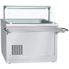 Прилавок для холодных закусок Abat ПВВ(Н)-70Х-07-НШ / линия «Хот лайн» / арт. 21000003045