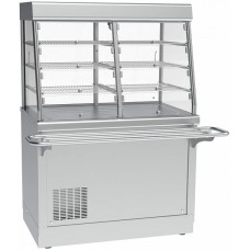 Прилавок для холодных закусок Abat ПВВ(Н)-70Х-С-02-НШ / линия «Хот лайн» / арт. 21000002981