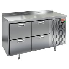 Стол холодильный с бортом Hicold GN 22/TN