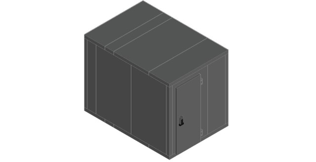 Камера морозильная 100 мм Polair КХН-9,91 2000 × 2900 × 2240