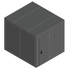 Камера 100 мм Polair КХН-10,28 2300 × 2600 × 2240