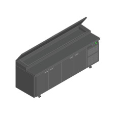Стол для пиццы Hicold PZ1-1111GN (1/3) M