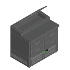 Стол для пиццы Hicold PZE1-22GN (1/3)
