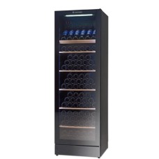 Шкаф винный вентилируемый металлический WINE 185 FG чёрный