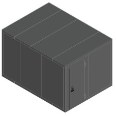 Камера 100 мм Polair КХН-16,16 2600 × 3500 × 2240