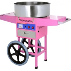 Аппарат для сахарной ваты Airhot CF-3 / с тележкой / розовый