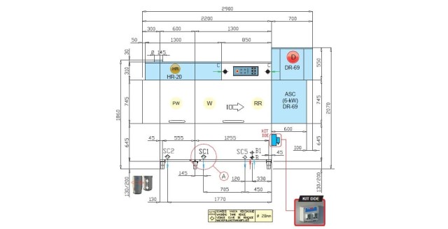 Машина посудомоечная Dihr RX 184 SX / DDE / DR69 / HR20