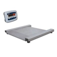 Весы платформенные низкопрофильные  MAS PM4RЕ-0.6 (с индикатором на стойке)