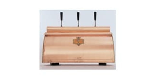 Рожковая кофемашина Victoria Arduino Athena Leva / 3 группы / медь / ручная подача 57577 3Ф.
