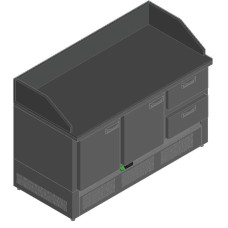 Стол для пиццы Hicold PZE3-112/GN камень