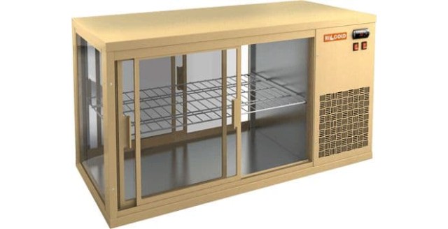 Витрина Hicold VRL T 1300 R Beige