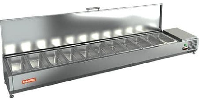 Витрина Hicold VRTU 1970 для стола Hicold PZE3