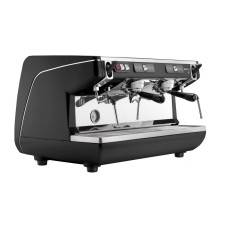 Рожковая кофемашина Nuova Simonelli Appia Life 2Gr S чёрная / высокие группы / экономайзер / полуавтомат 161889