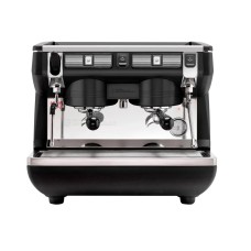 Рожковая кофемашина Nuova Simonelli Appia Life Compact 2 Gr S / чёрная / высокие группы / экономайзер / полуавтомат 167633