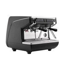 Рожковая кофемашина Nuova Simonelli Appia Life Compact 2 Gr V / чёрная / высокие группы / экономайзер / автомат 167631