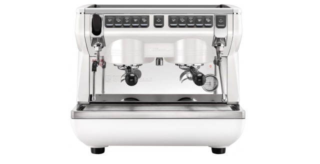 Рожковая кофемашина Appia Life Compact 2GR V / белый / экономайзер / высокая группа / 1Ф. 167630