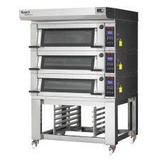 Печь подовая с подставкой с направляющими Apach Bakery Line E4K6S DPBI-T