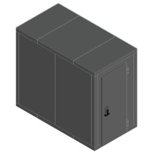 Камера морозильная 100 мм Polair КХН-5,88 1400 × 2600 × 2240