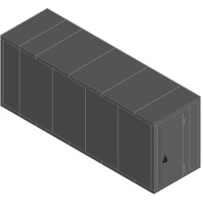 Камера 100 мм Polair КХН-16,52 1700 × 5600 × 2240