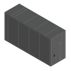 Камера 100 мм Polair КХН-19,58 1700 × 5300 × 2760