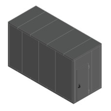 Камера 100 мм Polair КХН-20,74 2000 × 4700 × 2760