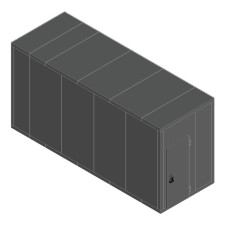 Камера морозильная 100 мм Polair КХН-24,88 2000 × 5600 × 2760