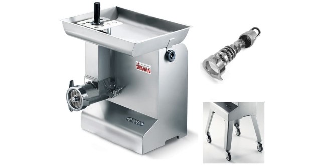 Мясорубка Sirman TC-32 Buffalo 4HP (полный унгер) 3Ф. на ножках с колесами