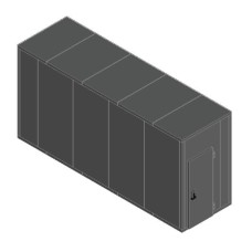 Камера морозильная 80 мм Polair КХН-20,74 1660 × 5560 × 2720