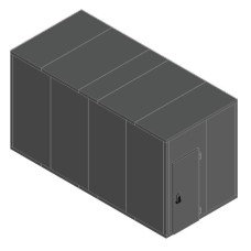 Камера морозильная 80 мм Polair КХН-25,80 2260 × 4960 × 2720