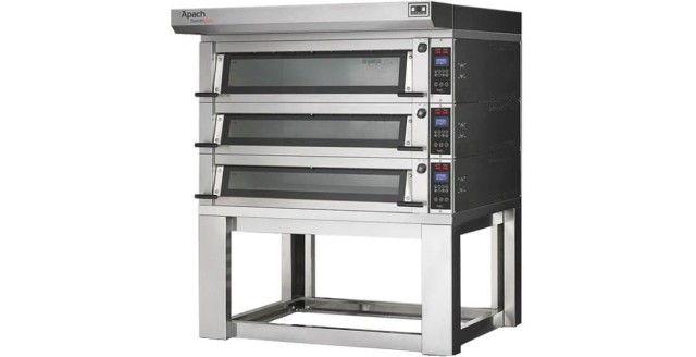 Печь подовая с подставкой без направляющих без колес Apach Bakery Line E2K6LOW DP