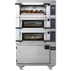 Печь подовая без козырька с расстойкой Apach Bakery Line E2K7P DPBI-T