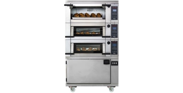 Печь подовая без козырька с расстойкой Apach Bakery Line E2K7P DPBI-T