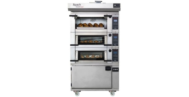 Печь подовая без козырька с расстойкой Apach Bakery Line E2K6P DPBI-T