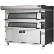 Печь подовая с козырьком, без вытяжки, с расстойкой Apach Bakery Line E4L224PAPH DPBI-T