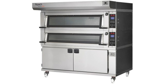 Печь подовая с козырьком, без вытяжки, с расстойкой Apach Bakery Line E4L224PAPH DPBI-T