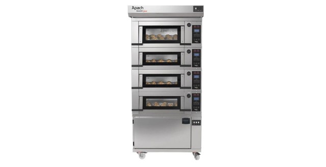 Печь подовая с подставкой без направляющих Apach Bakery Line E2K9L DPBI-T