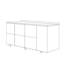 Стол холодильный с бортом Kayman KСХ-222/70